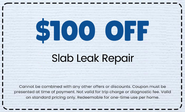 Slab Leak Repair coupon